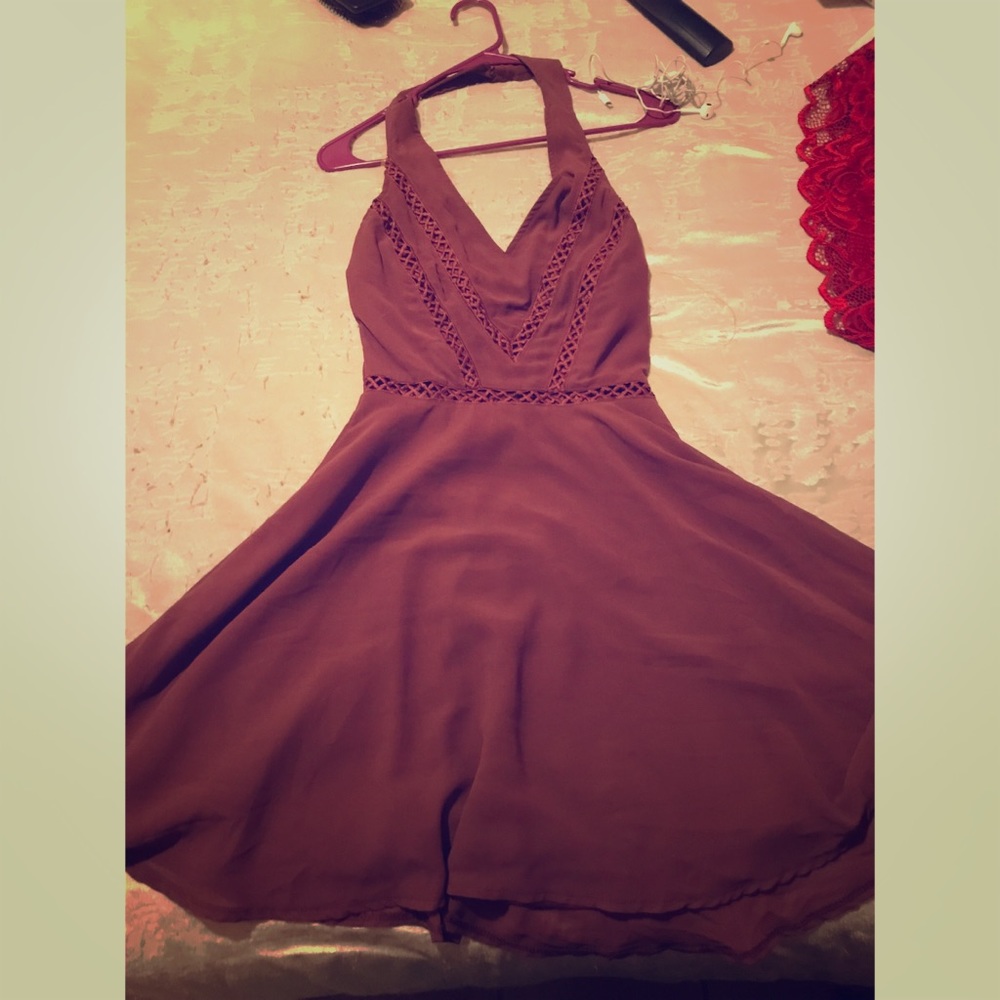 Burgundy Dress !!!